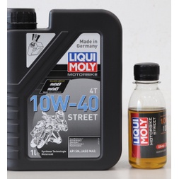 Dầu nhớt LIQUI MOLY MOTORBIKE 4T STREET 10W40 Dung tích 1 Lít cao cấp cho xe gắn máy