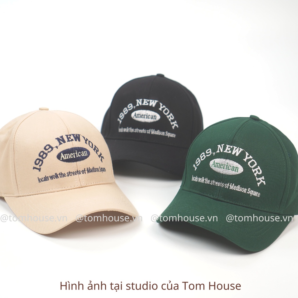 Nón mũ lưỡi trai American nón kết nam nữ đẹp phối hai màu phong cách Hàn Quốc Tom House