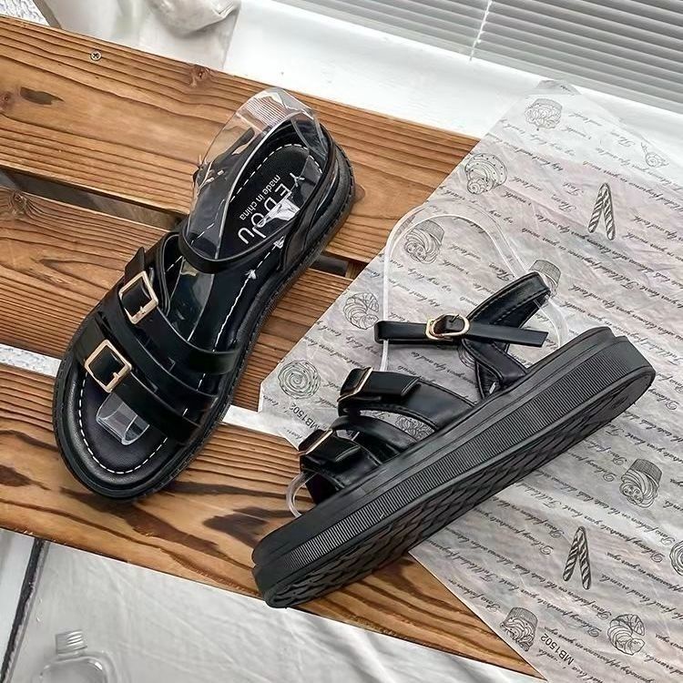 Giày Sandal Thể Thao Đế Dày Thời Trang Mùa Hè 2022 Phong Cách Mới Cho Nữ