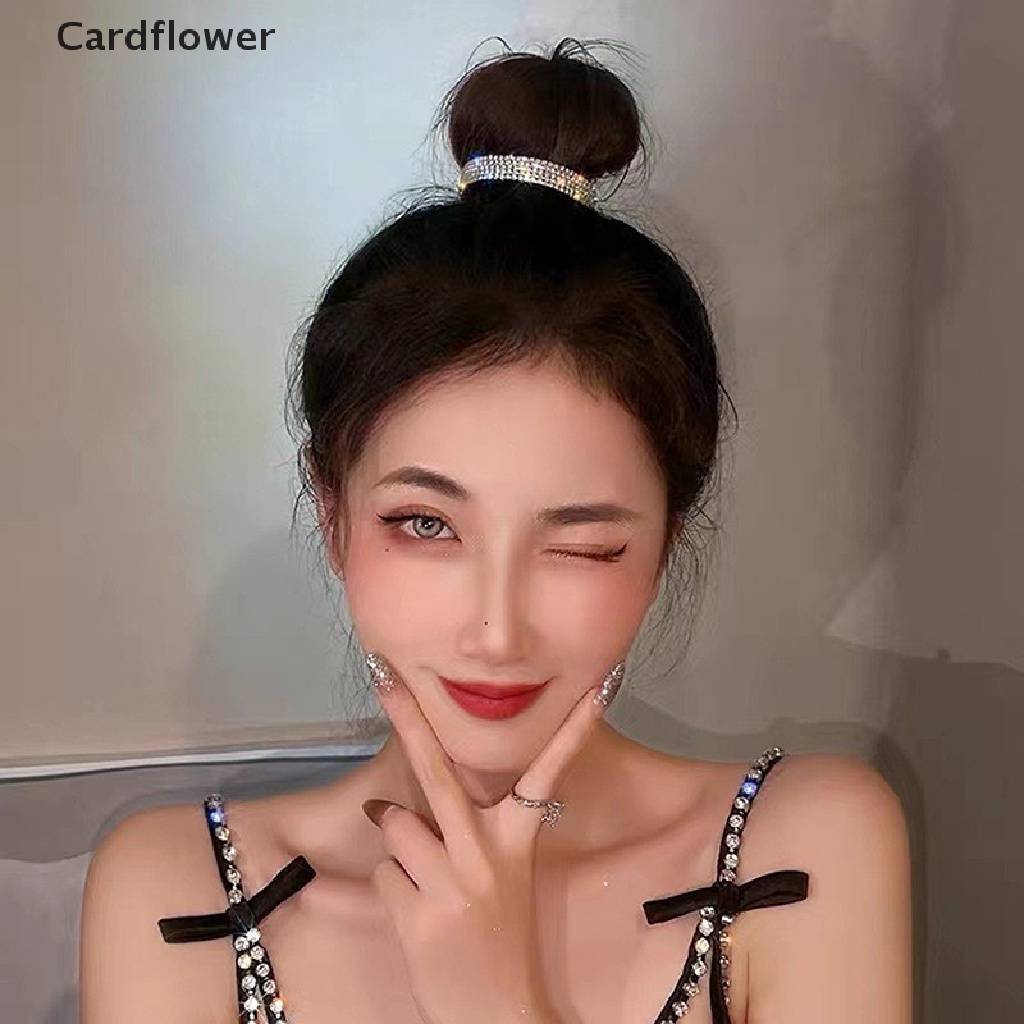 &lt; Cardflower &gt; Kẹp Tóc Càng Cua Đính Kim Cương Giả Thanh Lịch Cho Nữ Giảm Giá