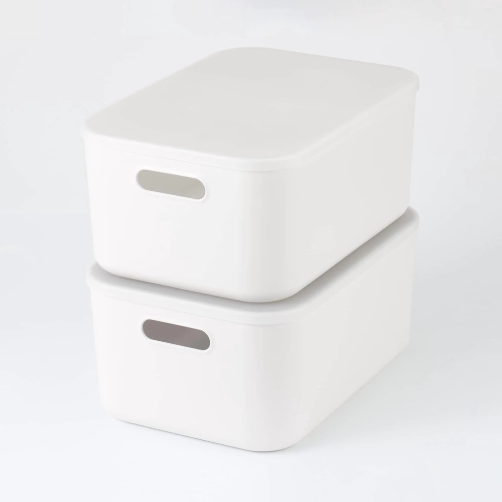 MUJI HỘP ĐỰNG ĐỒ BẢO QUẢN QUAI CẦM- M