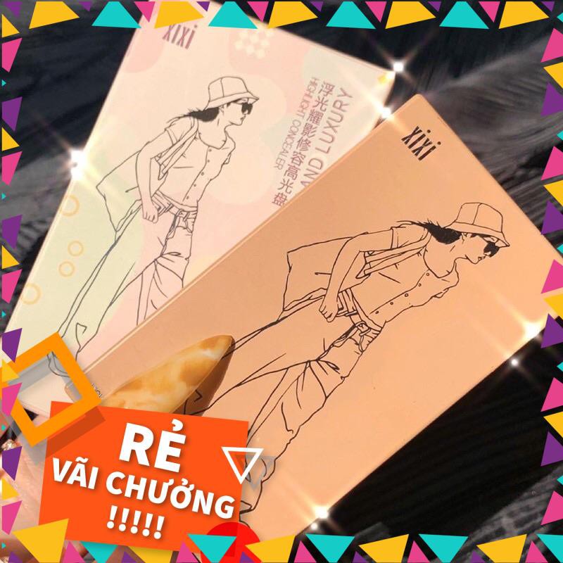 [Hàng Mới Về) Bảng Phấn Má Hồng Và Bắt Sáng Xixi siêu xinh 2 Trong 1 Lâu Trôi Chống Thấm Nước | BigBuy360 - bigbuy360.vn