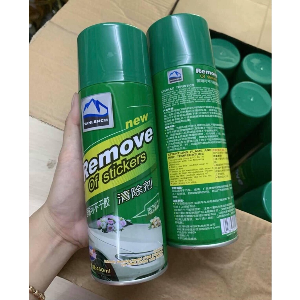Chai Xịt Tẩy Đa Năng Tẩy Keo, Băng Dính 3M, Nhựa Đường Bám Trên Đồ Nội Thất, Ô Tô Siêu Sạch Remove Of Sticker