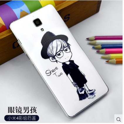 Nắp lưng mi4 | xiaomi mi 4 ( tặng giác hút )