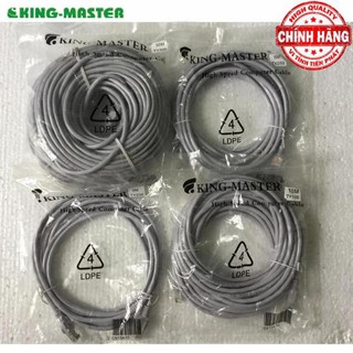 Dây cáp mạng LAN Internet bấm sẵn KingMaster / 666 | NHIỀU KÍCH THƯỚC 20M, 25M, 30M, 40M