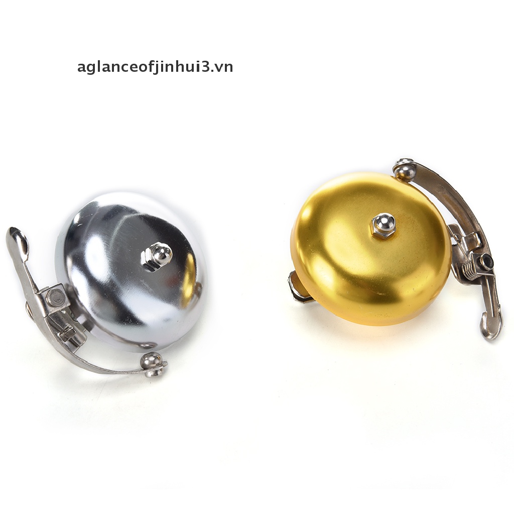 * * Afhvn * * Chuông Cảm Ứng Âm Thanh Một Chạm Cổ Điển Gắn Tay Lái Xe Đạp Mới