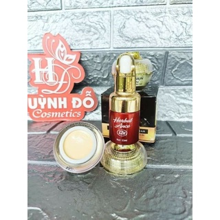 Combo mụn serum chấm mụn trắng Da huỳnh đỗ