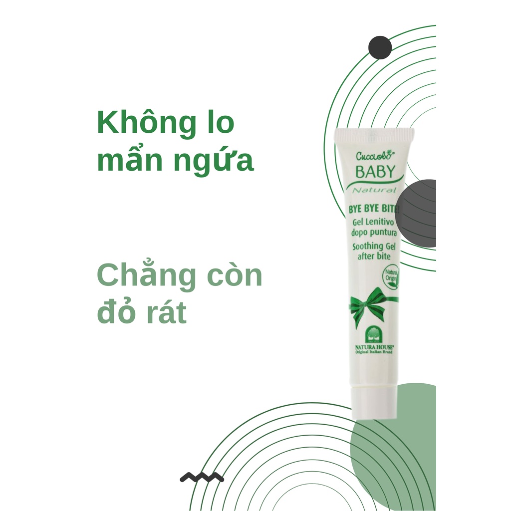 Gel muỗi đốt, côn trùng cắn thảo dược Cucciolo