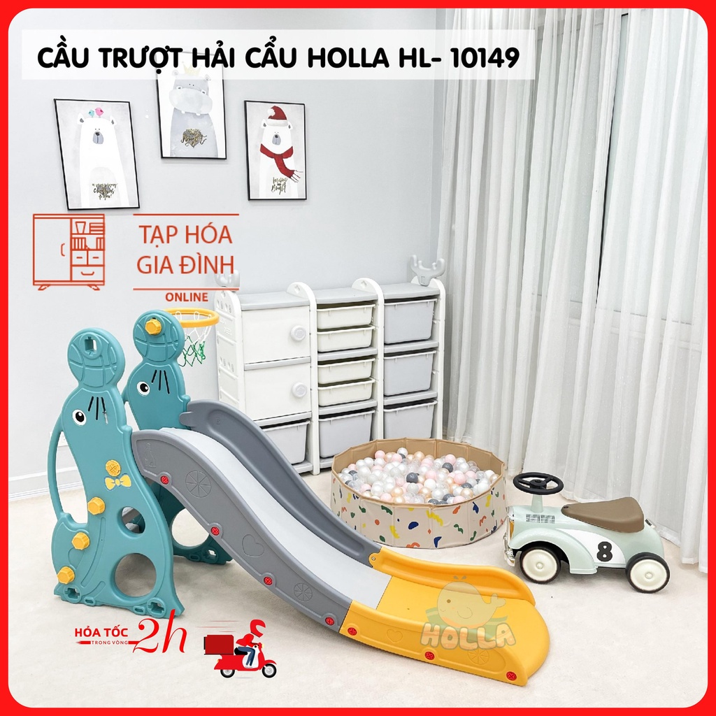 Cầu trượt hải cẩu holla HL-10149 cho bé yêu