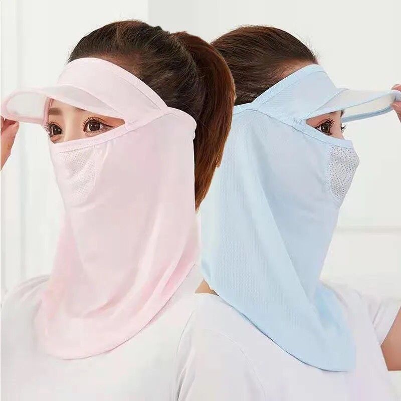 Mũ Khẩu Trang Che Kín Mặt Và Cổ Chống Tia UV