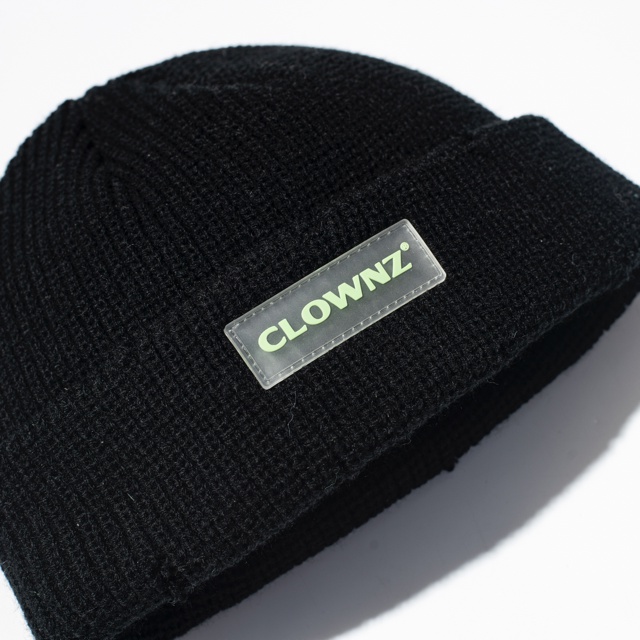 Mũ len, nón trùm đầu local brand Clownz Short Beanies nam nữ ba màu gấp nếp