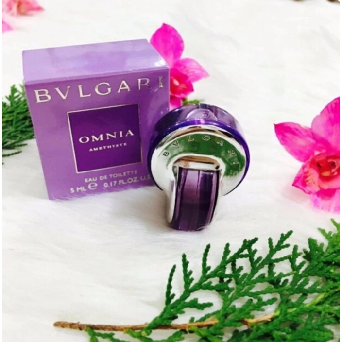 Nước hoa nữ BVLGARI 5ml của nữ màu tím