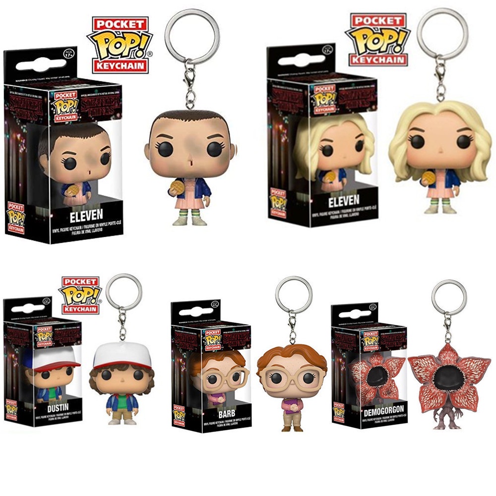 1 Móc Khóa Mô Hình Nhân Vật Phim Stranger Things Bằng PVC