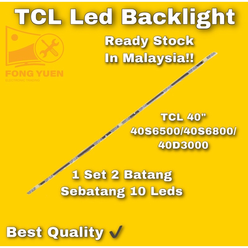 Đèn nền LED TCL 40 "40S6500 / 40S6800 / 40D3000 Mla1 40"