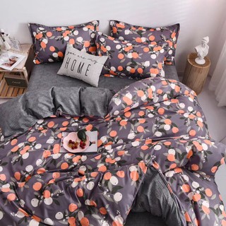 sét chăn ga cotton poly quả cam