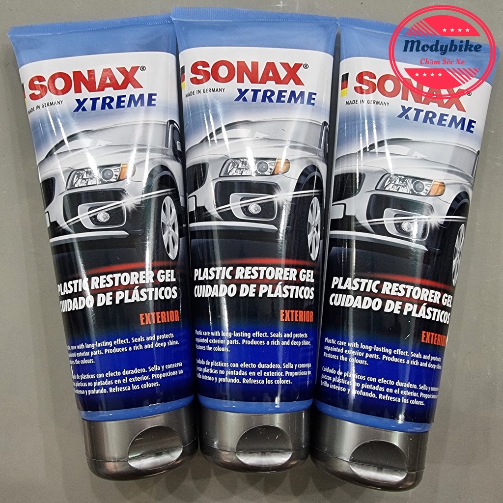 Gel Nano Bảo Dưỡng Và Phục Hồi Nhựa Sonax Xtreme Plastic Restorer Gel 250ml