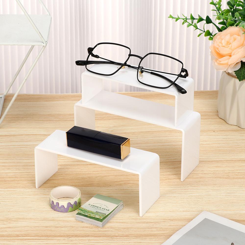 Kệ Trưng Bày Bánh Kẹo Tráng Miệng Bằng Acrylic Màu Đen Trong Suốt