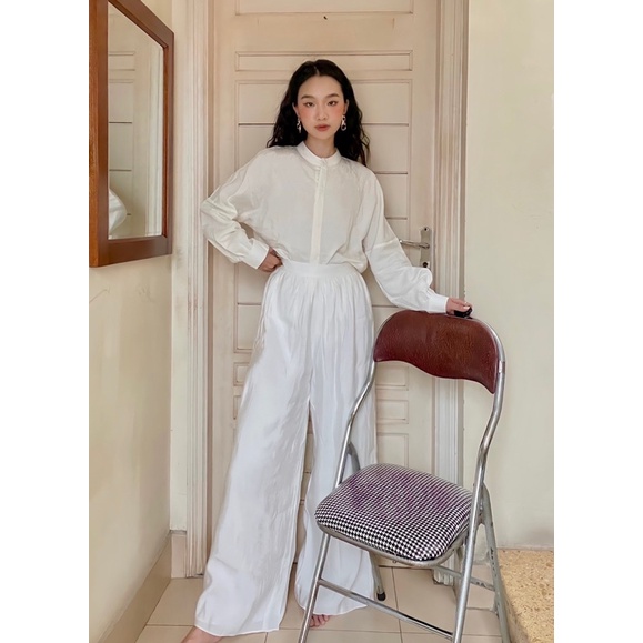 Nosbyn - Quần Suông Dài Ống Rộng