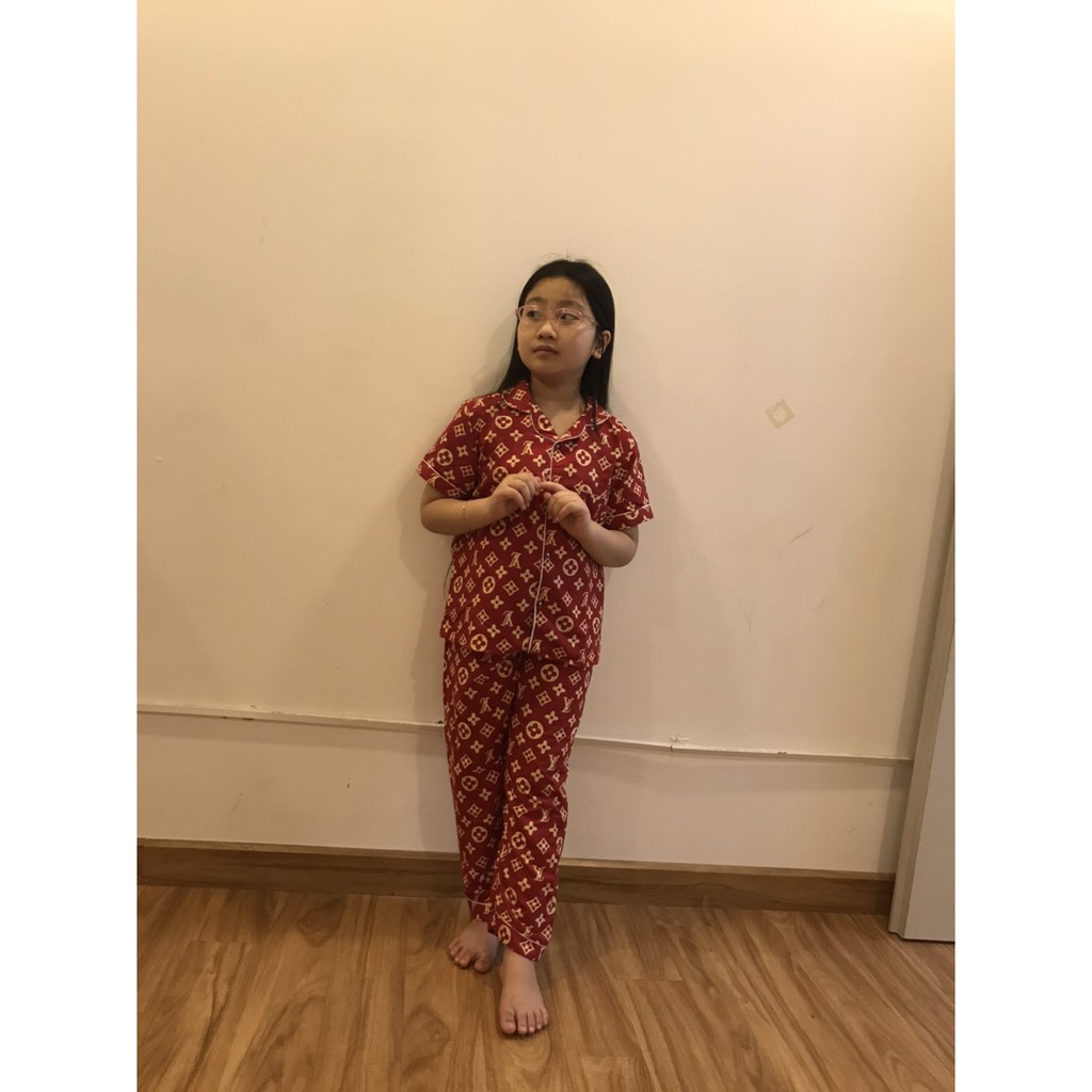 pijama trẻ em tay cộc quần dài