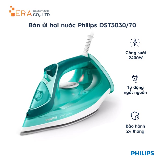 [Mã ELHADEV giảm 4% đơn 300K] Bàn ủi hơi nước Philips DST3030/70