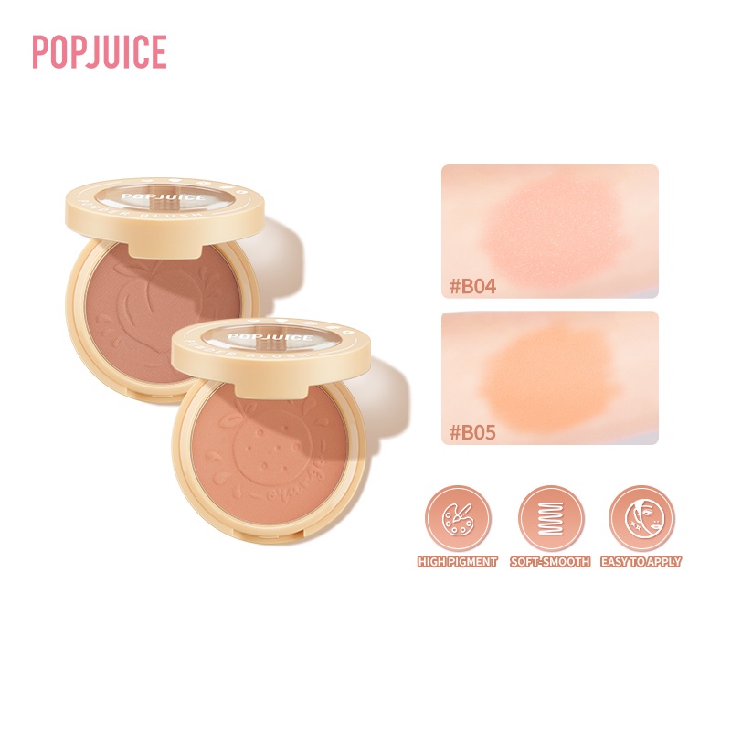 Phấn Má Hồng Dạng Nén Mềm Mịn Popfeel