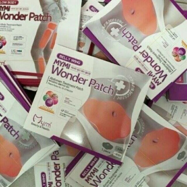 Miếng dán tan mỡ bụng WONDER PATCH (Hộp gồm 5 miếng)