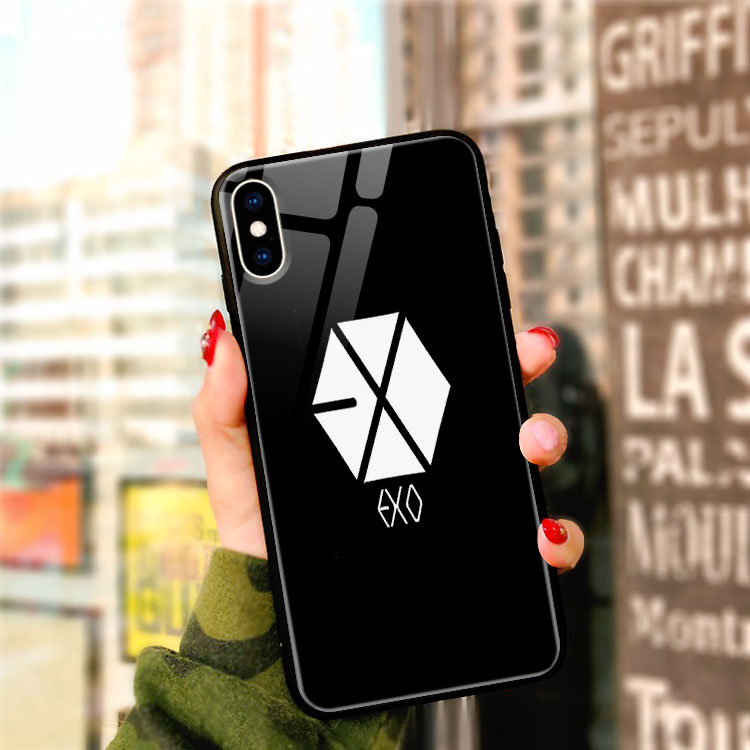 Ốp Chống Bẩn Iphone In Hình EXO Logo CITYSHOP68 Điện Thoại 6 6S 7 8 Plus X Xs Xr 11 Pro Max Se2 12 Mini 12 Pro Max