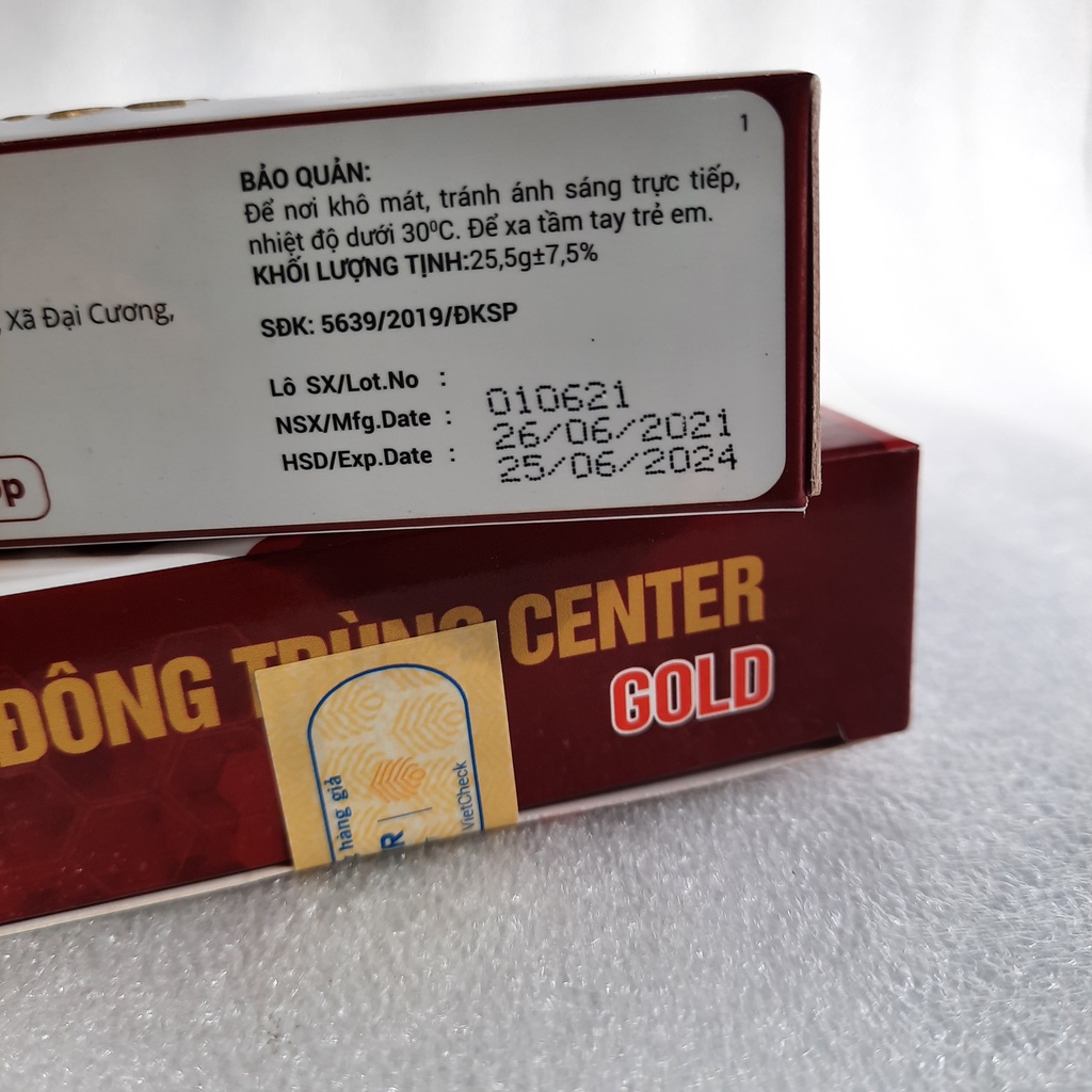Đông trùng hạ thảo Center Gold, viên ăn ngủ ngon,giúp ngủ sâu giấc,suy nhược cơ thể – hộp 30 viên)