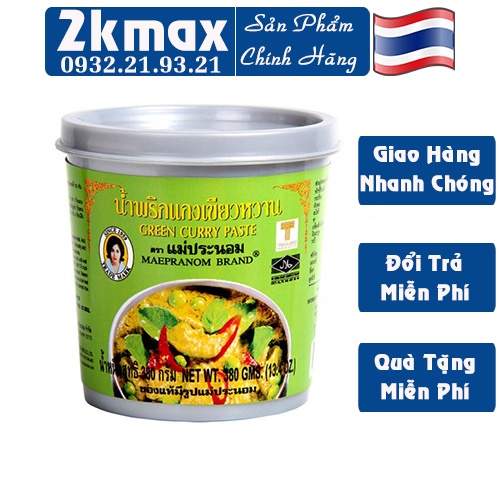 Gia vị cà ri xanh thái lan 380g Và 50g