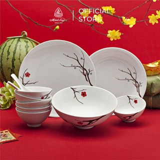 Bộ 5 Chén Cơm Minh Long 11.5 cm Daisy Hồng Mai