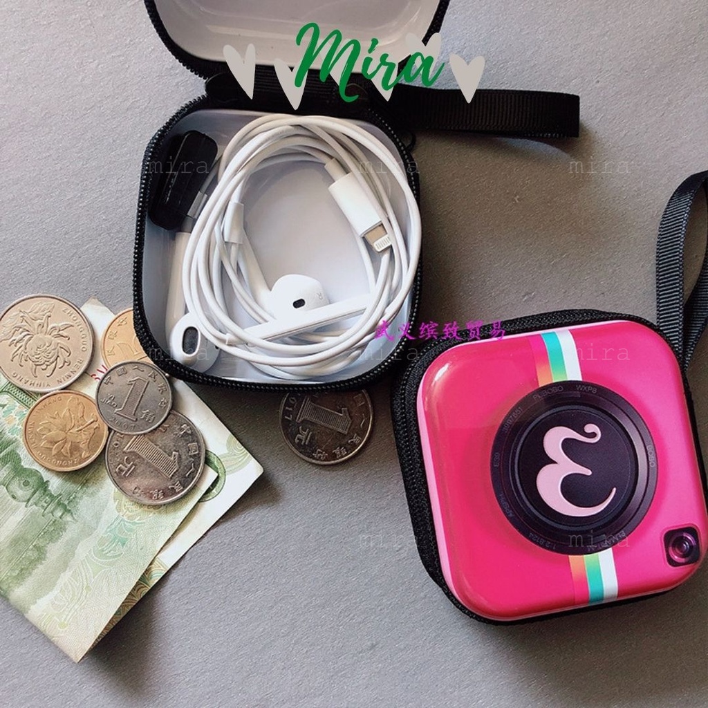 Hộp Đựng Tai Nghe, Sạc Điện Thoại, Ví Đựng Tiền Xu, Đồ Trang Sức In HÌnh Nhạc Cụ XInh Xắn Phong Cách Cổ ĐIển MIRA-PK001