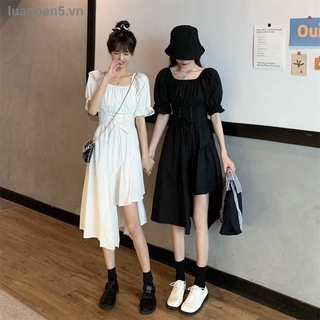 Đầm Ngắn Tay Thời Trang Mùa Hè Mới 2022 Dành Cho Nữ