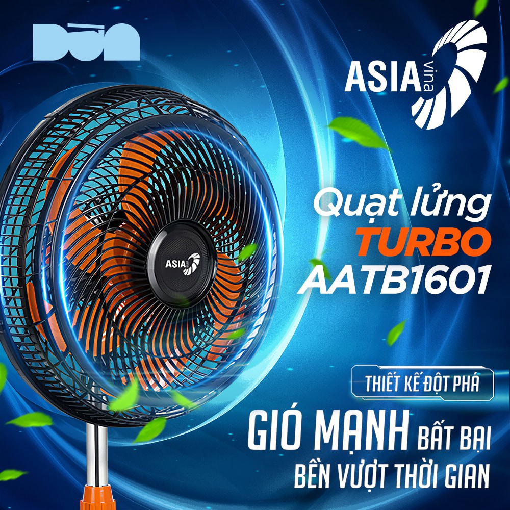 Quạt lửng Asia TURBO 6 cánh - bán công nghiệp - ASATB1601-DV0