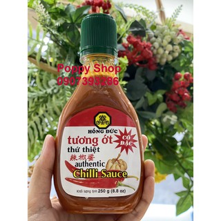 Combo 12 Chai Tương Ớt Hồng Đức (Cay Gấp 3 Loại Thường) 250 Gram x12