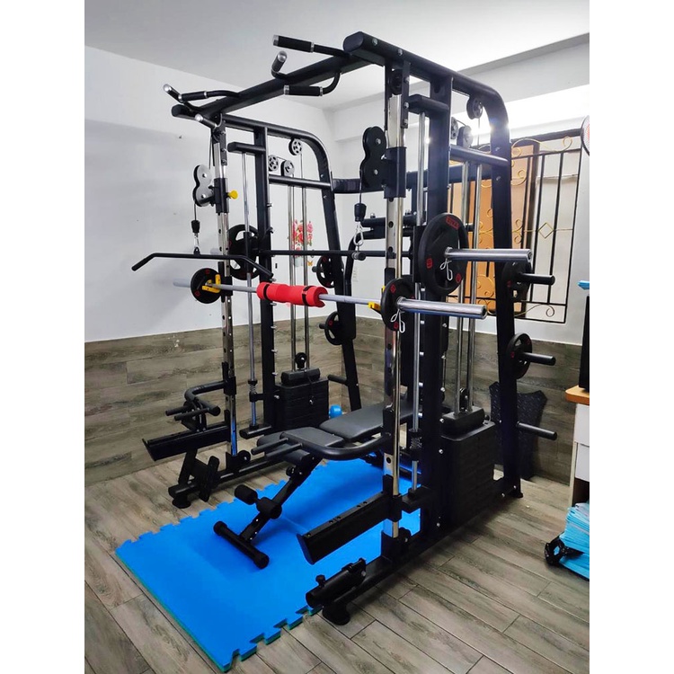 Giàn tạ đa năng M-888P biến thể 35+ bài tập ✅ Giàn tập tạ có squat - đẩy tạ - và rất nhiều bài tập siêu HOT