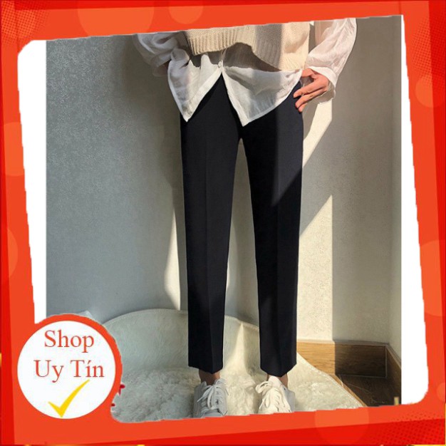 Quần Tây Lưng Cao Baggy Tây Phong Cách Hàn Quốc - Tuni Store