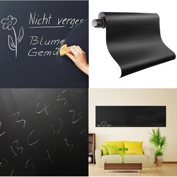 Decal dán tường dạng bảng đen lớn 45 * 200cm