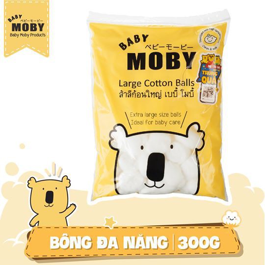 BÔNG GÒN VỆ SINH ĐA NĂNG CHO BÉ MOBY