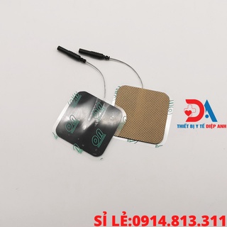 {LOẠI 1} 01 cặp miếng dán điện xung máy điện châm hoa đà SDZ-II {CẶP VUÔNG TO BẢN}