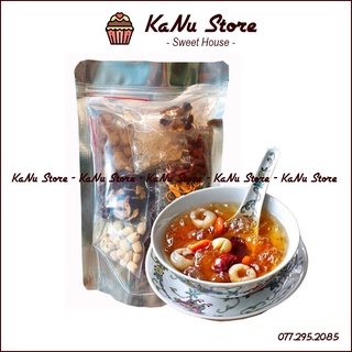 Set 12 món nguyên liệu nấu chè dưỡng nhan nấu được 12 chai - đồ ăn vặt vừa ngon vừa rẻ