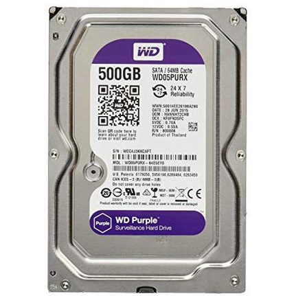 Ổ cứng máy tính WD Purple 500GB-1TB-2TB(Tím)