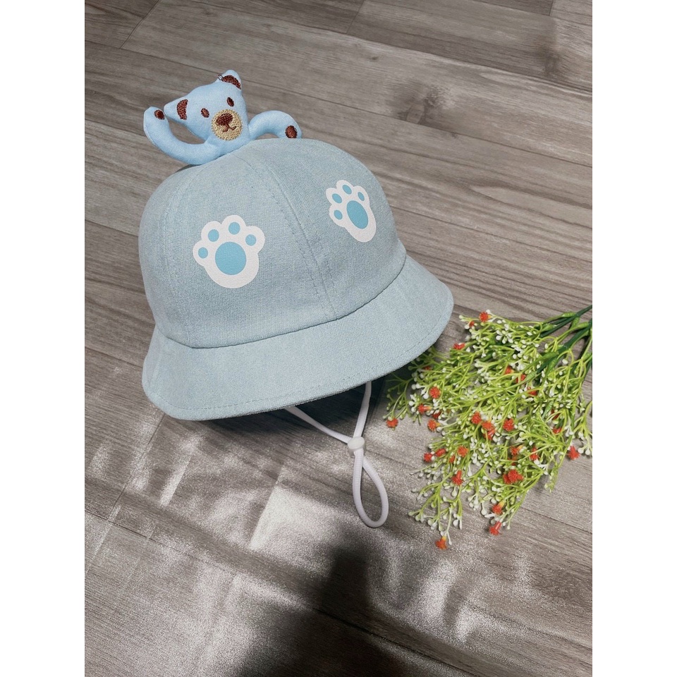 Nón cho bé , mũ trẻ em CHÚ CHÓ cute vải Nhung mềm êm