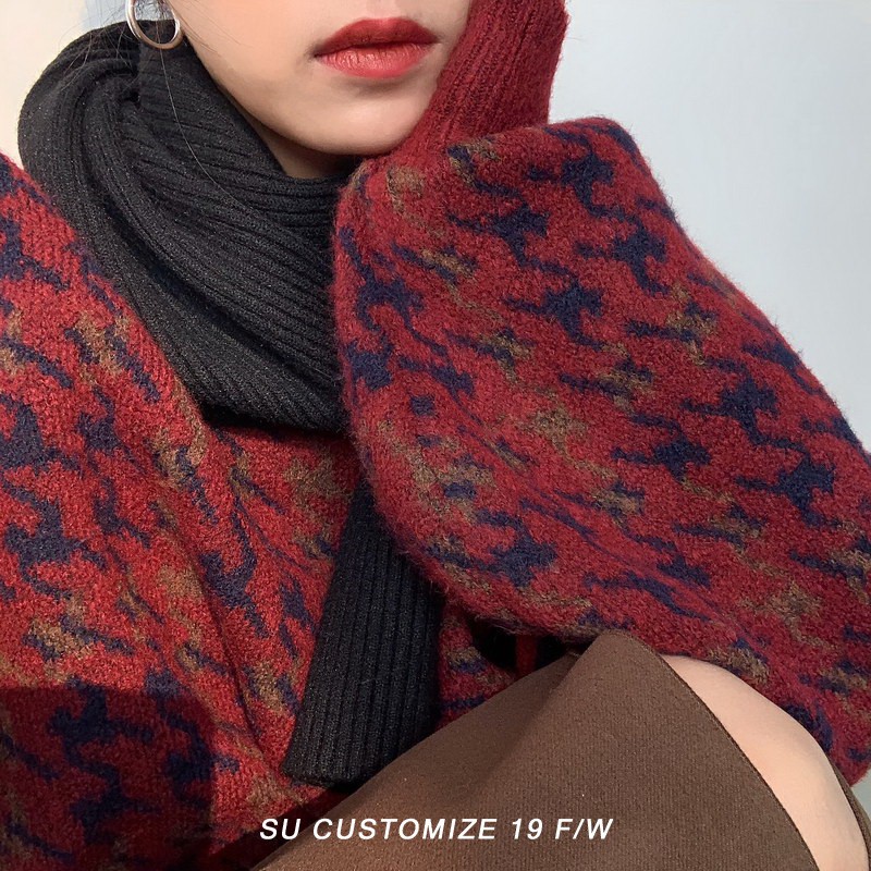 Áo Sweater Cổ Lọ Dáng Rộng Chất Liệu Dày Dặn Mềm Mại Thời Trang Mùa Đông Phong Cách Hồng Kông Cổ Điển Cho Nữ | BigBuy360 - bigbuy360.vn