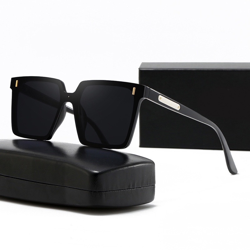 Kính Mát Nam Nữ Basic Màu đen dáng vuông Chống Bụi Bảo Vệ Mắt Chống tia UV400  Kixu.Glasses