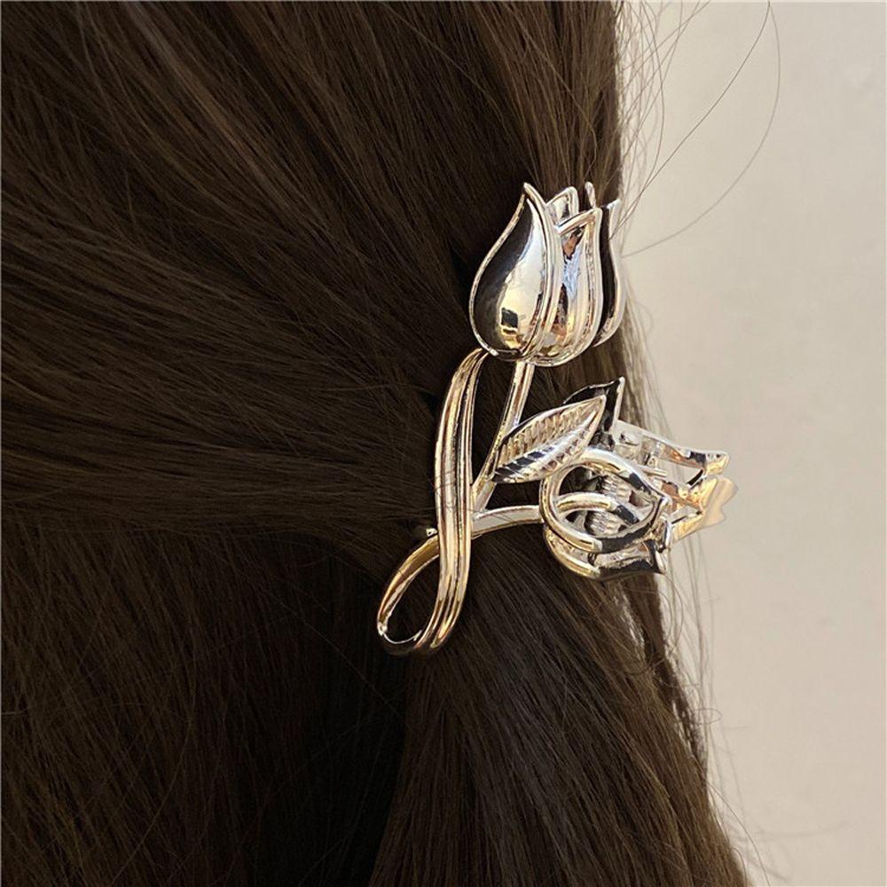 Kẹp Tóc Càng Cua / Cá Mập / Hoa Tulip Ngọt Ngào Hợp Thời Trang Cho Nữ MXMUSTY