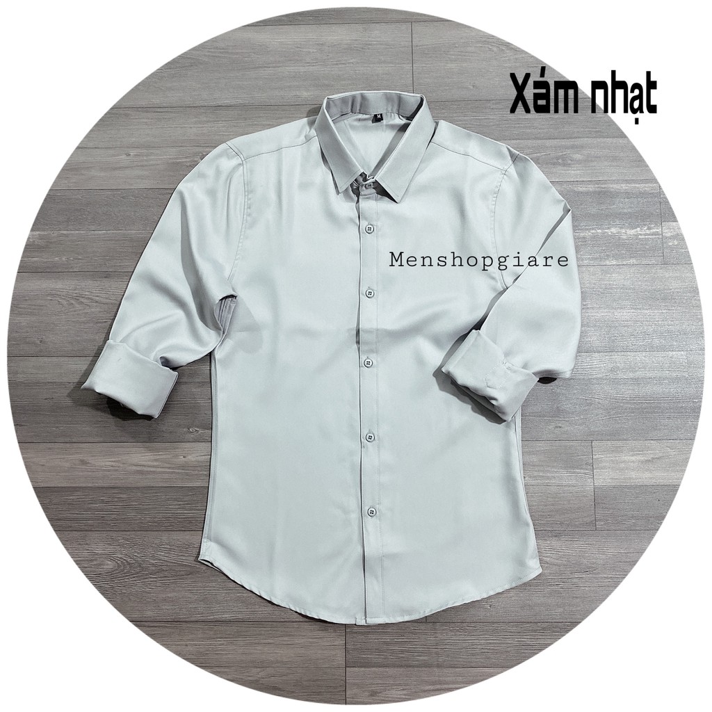 SƠ MI TRẮNG TRƠN KHÔNG NHĂN | BigBuy360 - bigbuy360.vn