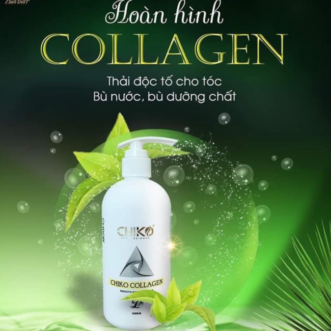 DẦU GỘI XẢ SIÊU PHỤC HỒI TÓC CAO CẤP COLLAGEN CHIKO 500ML