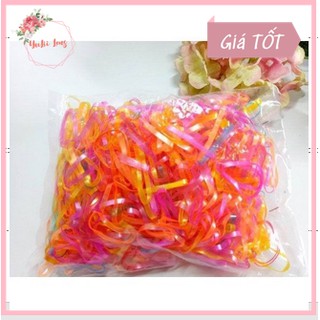 [RẺ NHƯ CHO] Combo 5 túi  vòng chun buộc tóc siêu dai siêu rẻ, buộc tóc, nơ buộc tóc, dây buộc tóc, nịt buộc tóc,