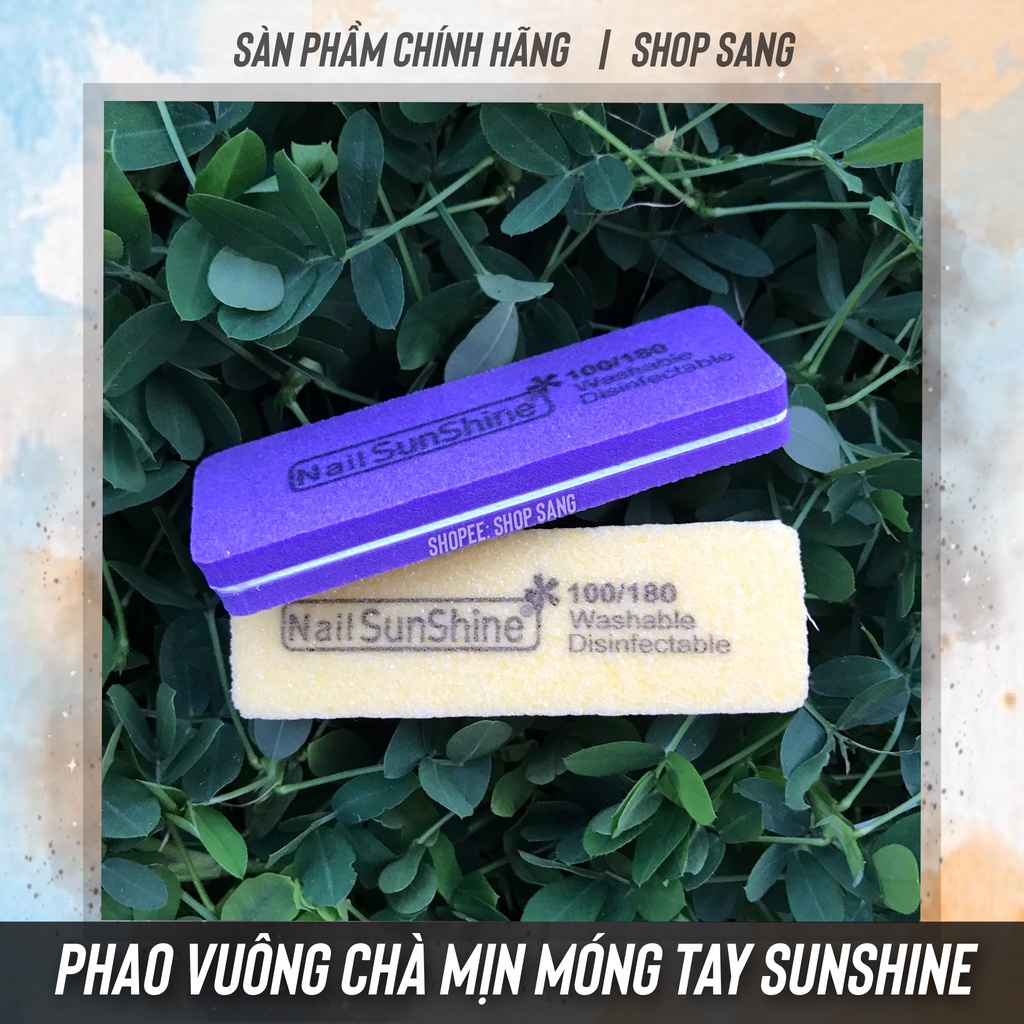 Phao Vuông Chà Mịn Dũa Móng Tay Sunshine