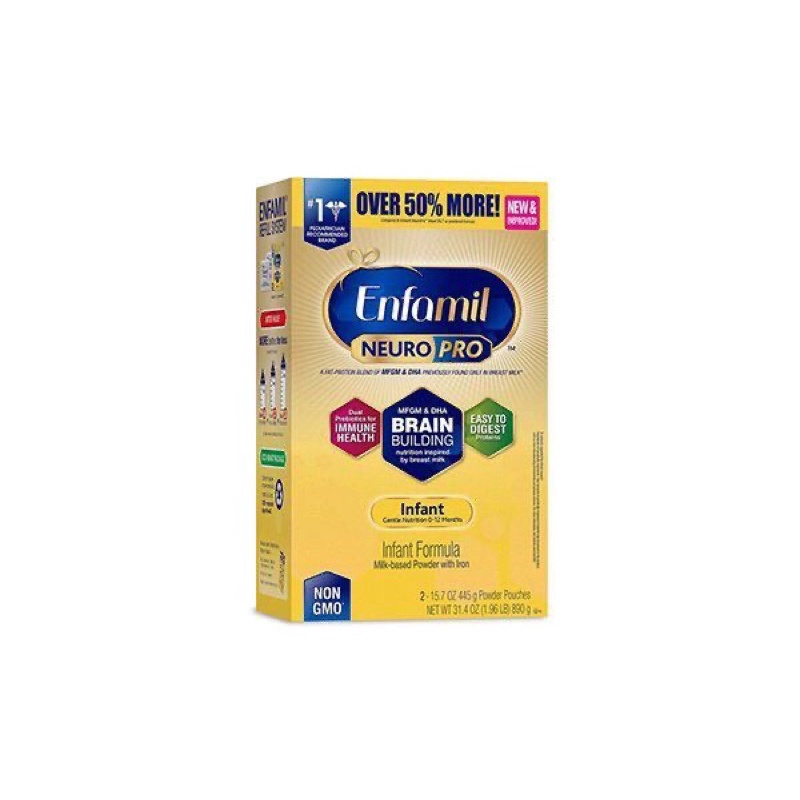 Sữa enfamil Neuro Pro Hộp giấy màu vàng